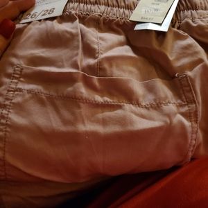 Mauve Lane Bryant Crop Pants